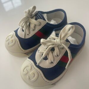 Gucci Kids Sneakers - Blue, White, Red, Green